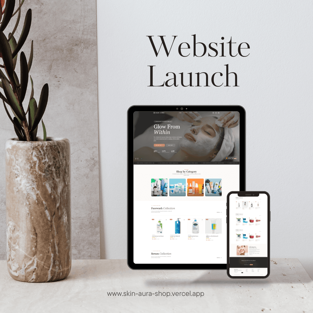 SkinAura — Skincare eCommerce